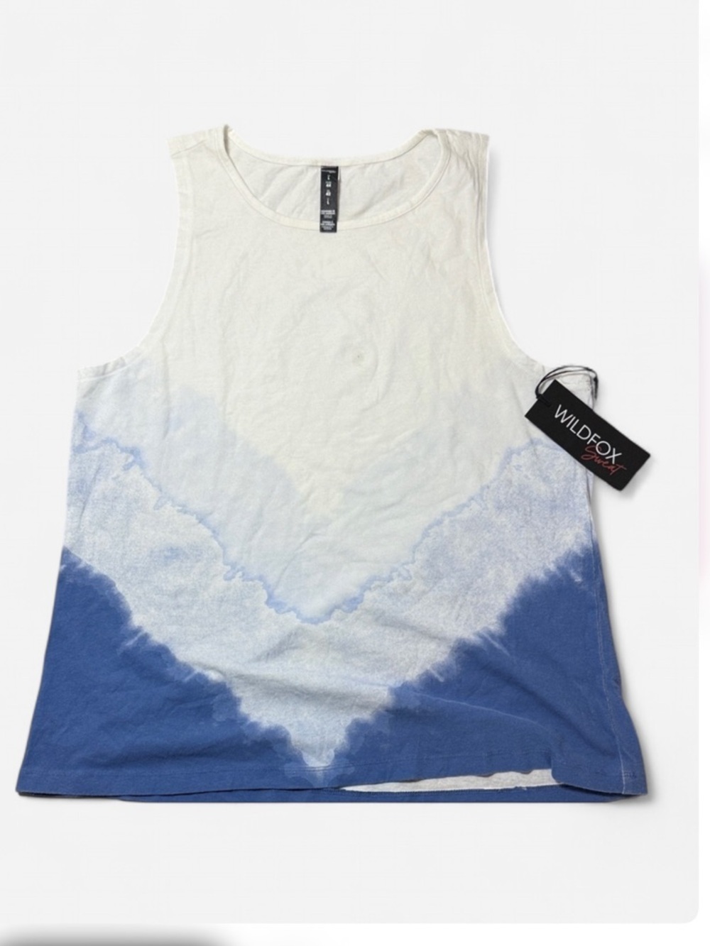 Wildfox Blue and White Tank Top